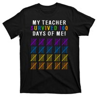 My Teacher Survived 100 Days Of Me Funny T-Shirt