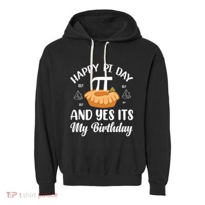 Math Teacher Student Birthday Funny Gift Happy Pi Day Great Gift Garment-Dyed Fleece Hoodie