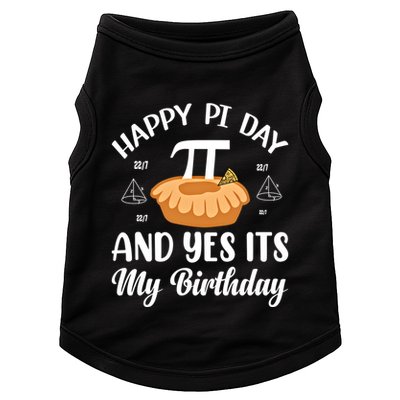 Math Teacher Student Birthday Funny Gift Happy Pi Day Great Gift Doggie Tank
