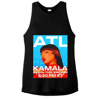 Megan Thee Stallion Set To Perform In Atlanta For Kamala Ladies PosiCharge Tri-Blend Wicking Tank