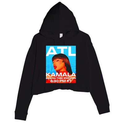 Megan Thee Stallion Set To Perform In Atlanta For Kamala Crop Fleece Hoodie