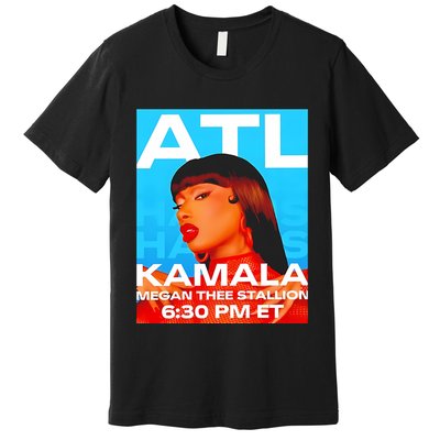 Megan Thee Stallion Set To Perform In Atlanta For Kamala Premium T-Shirt