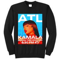 Megan Thee Stallion Set To Perform In Atlanta For Kamala Tall Sweatshirt
