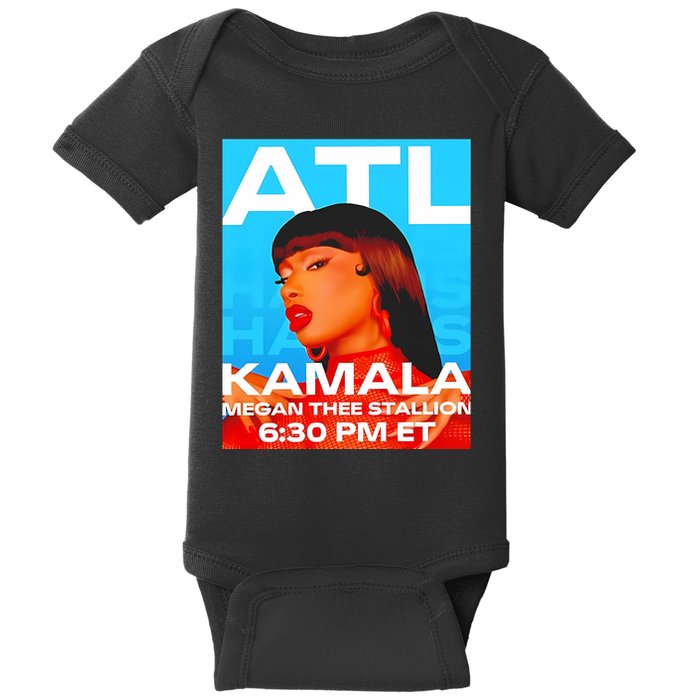 Megan Thee Stallion Set To Perform In Atlanta For Kamala Baby Bodysuit