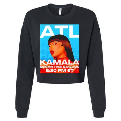 Megan Thee Stallion Set To Perform In Atlanta For Kamala Cropped Pullover Crew