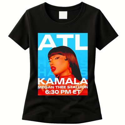 Megan Thee Stallion Set To Perform In Atlanta For Kamala Womens T-Shirt