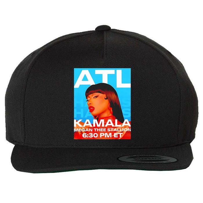 Megan Thee Stallion Set To Perform In Atlanta For Kamala Wool Snapback Cap