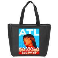 Megan Thee Stallion Set To Perform In Atlanta For Kamala Zip Tote Bag