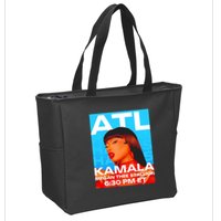 Megan Thee Stallion Set To Perform In Atlanta For Kamala Zip Tote Bag