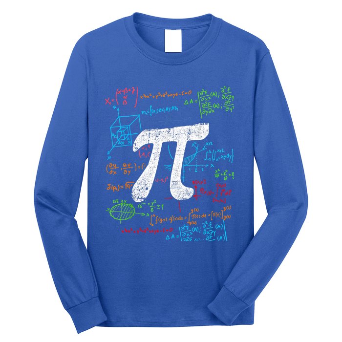 Math Teacher Student Happy Pi Day Great Gift Long Sleeve Shirt