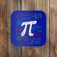 Math Teacher Student Happy Pi Day Great Gift Coaster