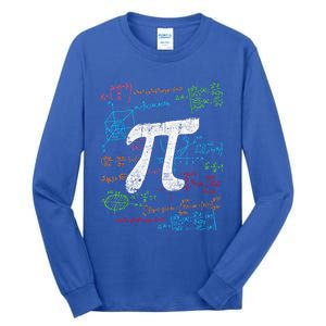 Math Teacher Student Happy Pi Day Great Gift Tall Long Sleeve T-Shirt