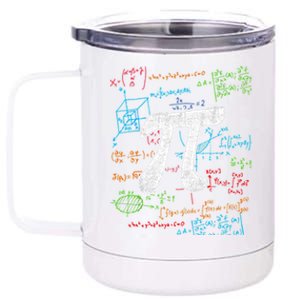 Math Teacher Student Happy Pi Day Great Gift 12 oz Stainless Steel Tumbler Cup