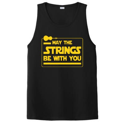 May The Strings Be With You Violinist Violin Player PosiCharge Competitor Tank