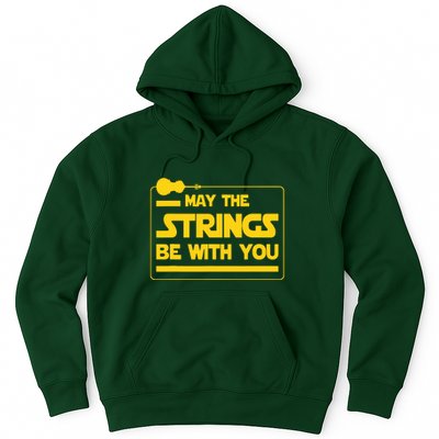 May The Strings Be With You Violinist Violin Player Hoodie