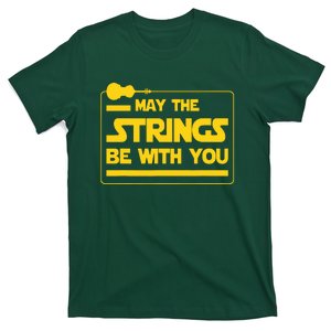 May The Strings Be With You Violinist Violin Player T-Shirt