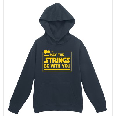 May The Strings Be With You Violinist Violin Player Urban Pullover Hoodie