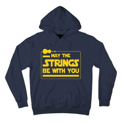 May The Strings Be With You Violinist Violin Player Tall Hoodie