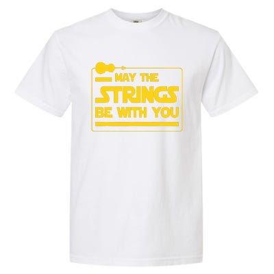 May The Strings Be With You Violinist Violin Player Garment-Dyed Heavyweight T-Shirt