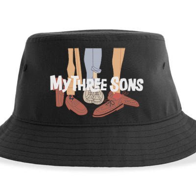 My Three Sons Shoes Retro Lover Gift Sustainable Bucket Hat