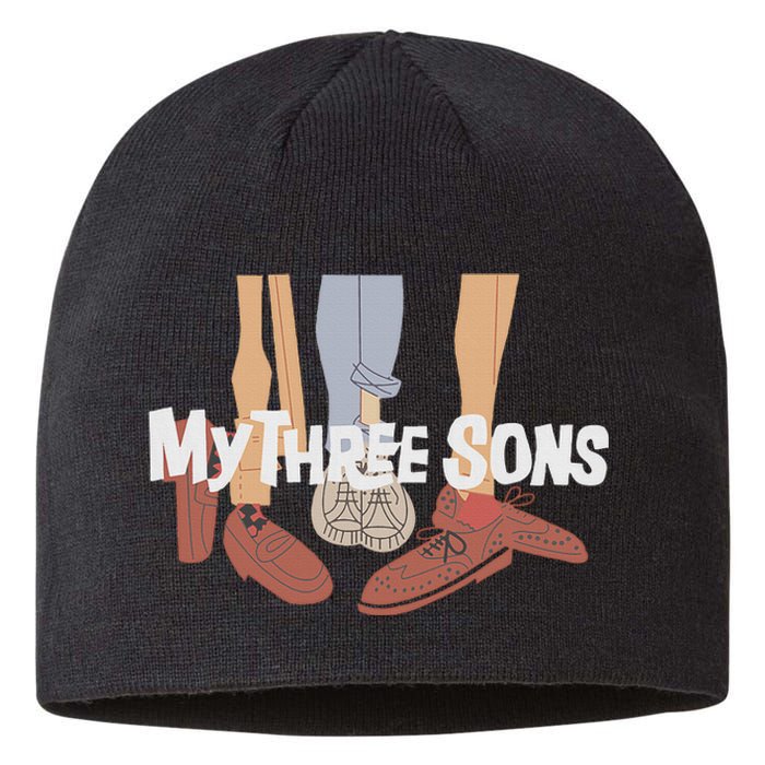 My Three Sons Shoes Retro Lover Gift Sustainable Beanie