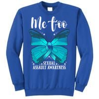 Me Too Sexual Assault Awareness Teal Butterfly Great Gift Sweatshirt