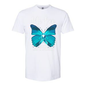 Me Too Sexual Assault Awareness Teal Butterfly Great Gift Softstyle CVC T-Shirt