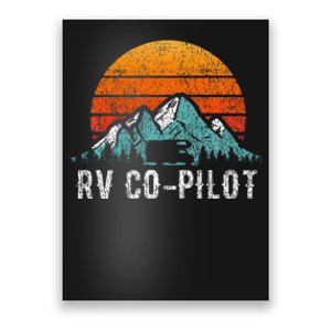 Motorhome Travel Stuff Rv Vacation Retro Rv Co Pilot Poster