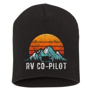 Motorhome Travel Stuff Rv Vacation Retro Rv Co Pilot Short Acrylic Beanie