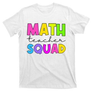 Math Teacher Squad T-Shirt