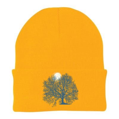 Moon Tree Star Knit Cap Winter Beanie