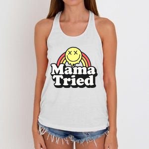 Mama Tried Sarcastic Women's Knotted Racerback Tank