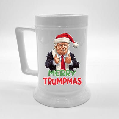 Merry Trumpmas Santa Claus Donald Trump Beer Stein