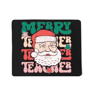 Merry Textured Santa Graphic Mousepad