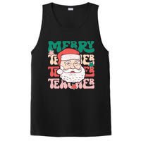 Merry Textured Santa Graphic PosiCharge Competitor Tank