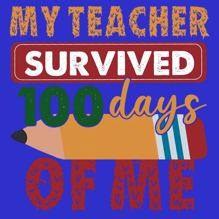 My Teacher Survived 100 Days Of Me Funny Student 100 Days Gift Mesh Reversible Basketball Jersey Tank