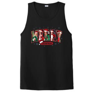 Merry Trumpmas Santa Trump Christmas Pajamas Funny PosiCharge Competitor Tank