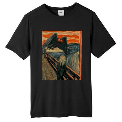 Mothman The Scream Mashup WV Cryptid Art Tall Fusion ChromaSoft Performance T-Shirt