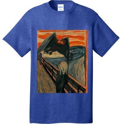 Mothman The Scream Mashup WV Cryptid Art T-Shirt