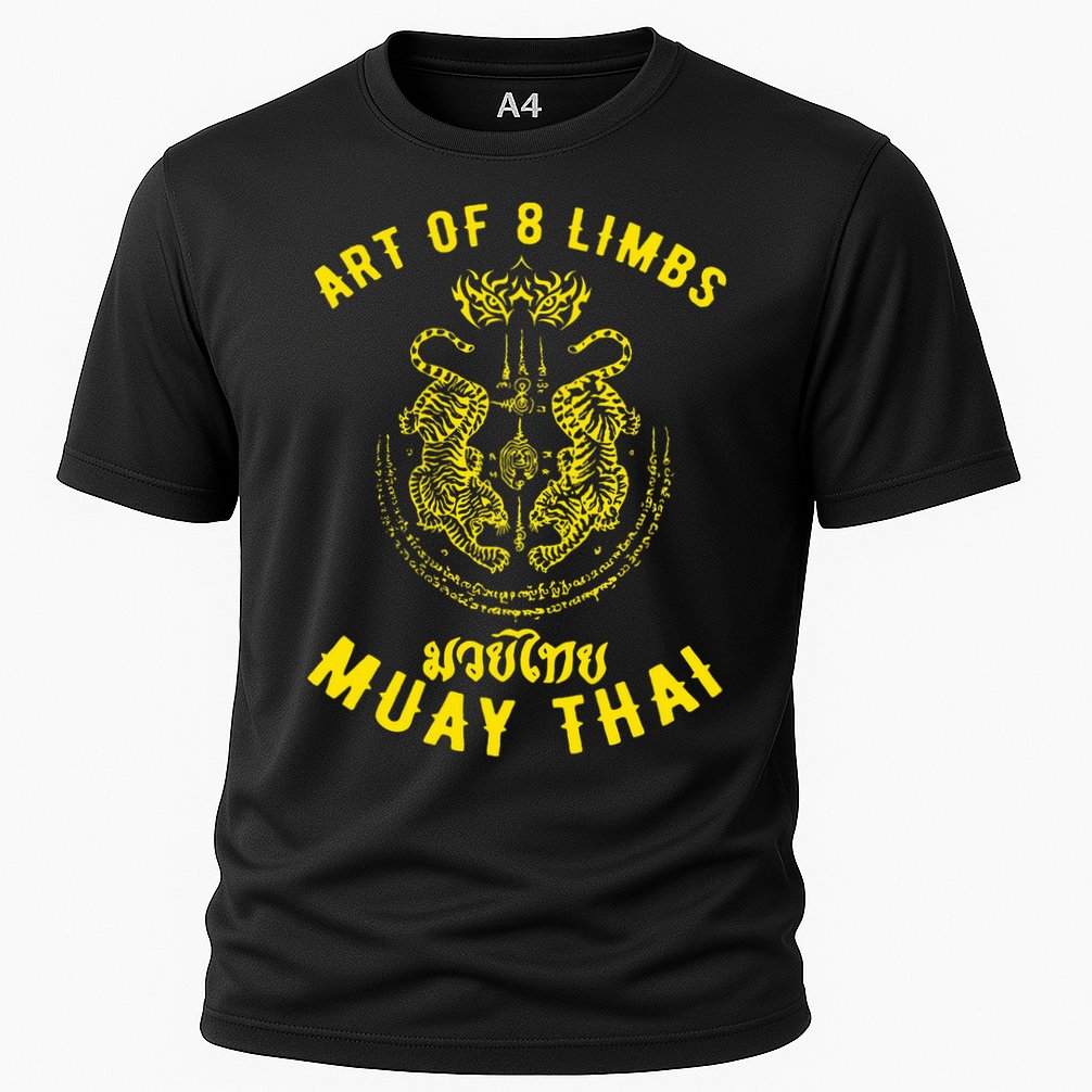 MMA Tiger Street fight Muay Thai Kickboxing  Cooling Performance Crew T-Shirt