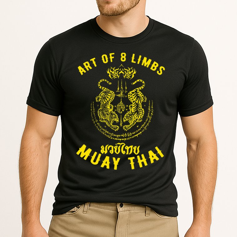 MMA Tiger Street fight Muay Thai Kickboxing  Cooling Performance Crew T-Shirt