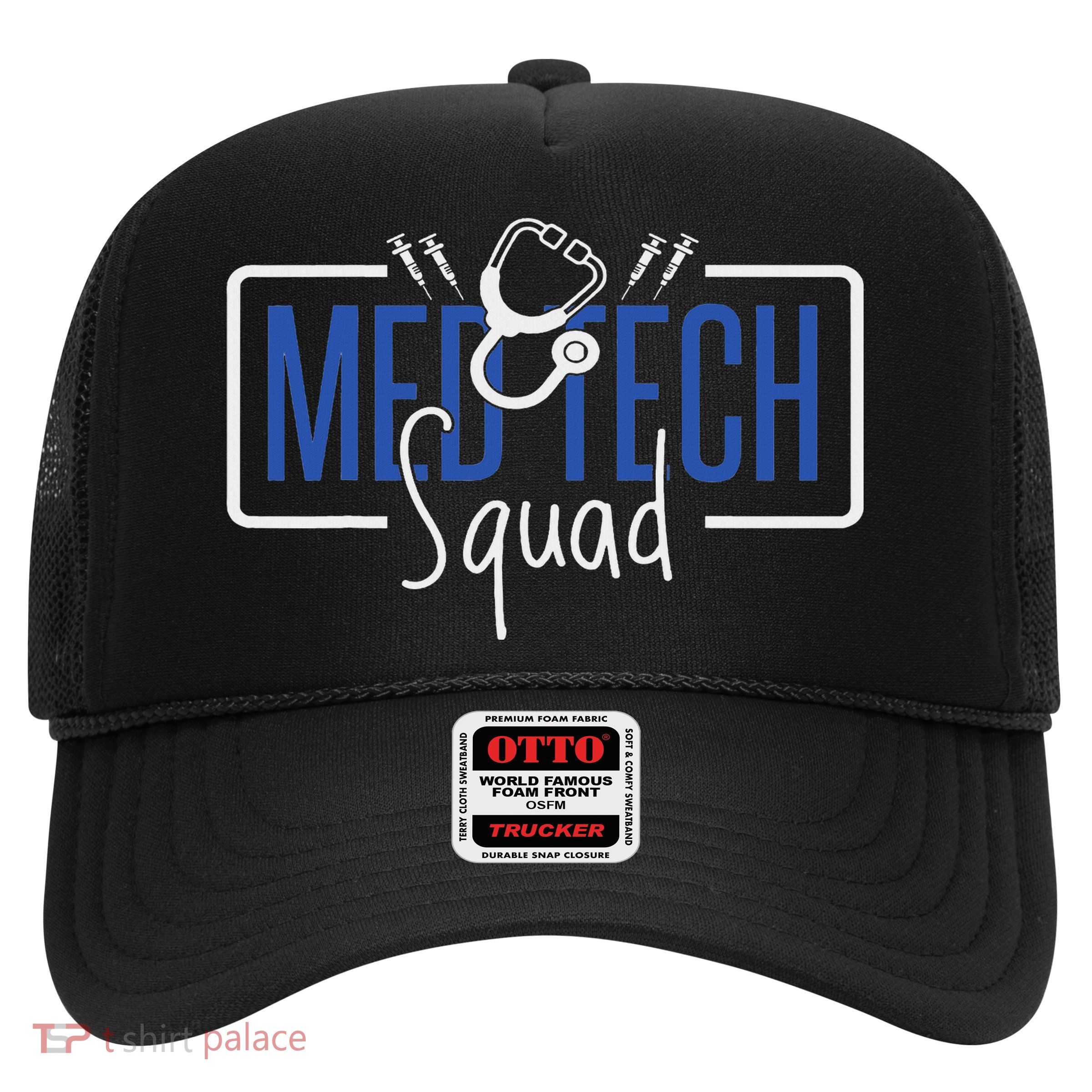 Med Tech Squad, Medical Laboratory Technician Team Trucker Hat
