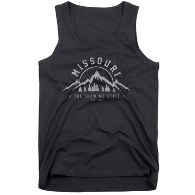 Missouri The Show Me State Usa America Souvenir Tank Top