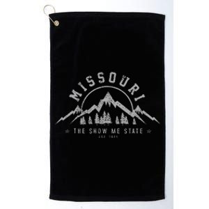 Missouri The Show Me State Usa America Souvenir Platinum Collection Golf Towel