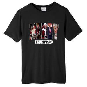 Merry Trumpmas Santa Trump Christmas Pajamas Funny Cool Gift Tall Fusion ChromaSoft Performance T-Shirt