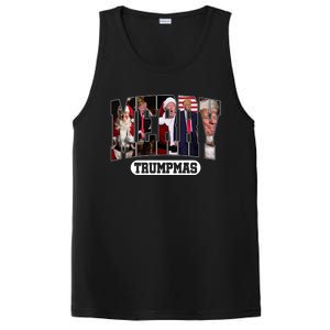 Merry Trumpmas Santa Trump Christmas Pajamas Funny Cool Gift PosiCharge Competitor Tank