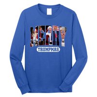 Merry Trumpmas Santa Trump Christmas Pajamas Funny Cool Gift Long Sleeve Shirt