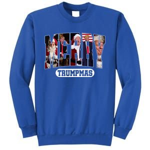 Merry Trumpmas Santa Trump Christmas Pajamas Funny Cool Gift Sweatshirt