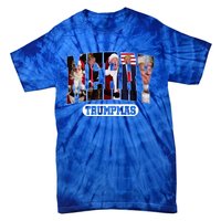 Merry Trumpmas Santa Trump Christmas Pajamas Funny Cool Gift Tie-Dye T-Shirt