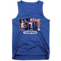 Merry Trumpmas Santa Trump Christmas Pajamas Funny Cool Gift Tank Top